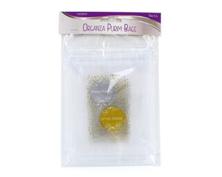Purim Organza Bags Pack of 6
